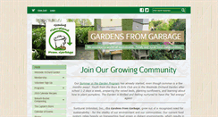 Desktop Screenshot of gardensfromgarbage.org